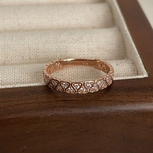 Heart Eternity Band Ring