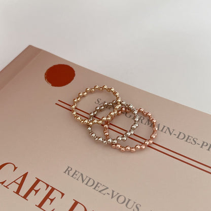 Beaded Zigzag Ring