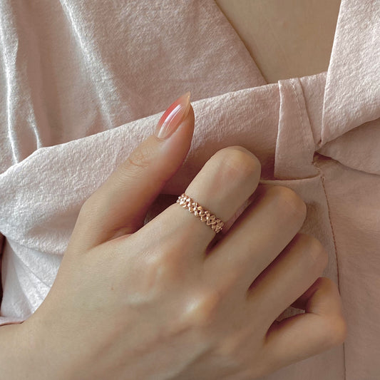 Flower Band Ring