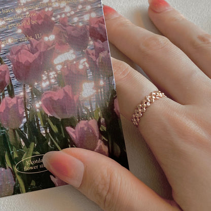 Flower Band Ring