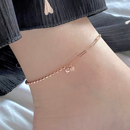 Cutting Ball Charm Anklet