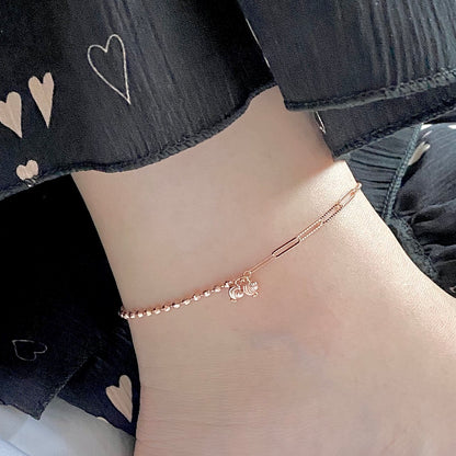 Cutting Ball Charm Anklet