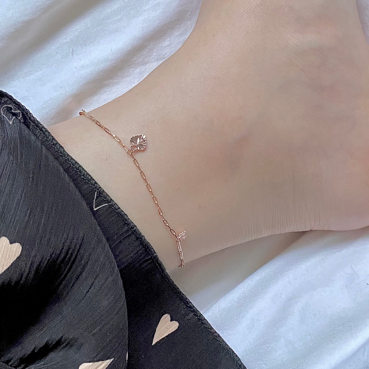 Heart Chain Anklet