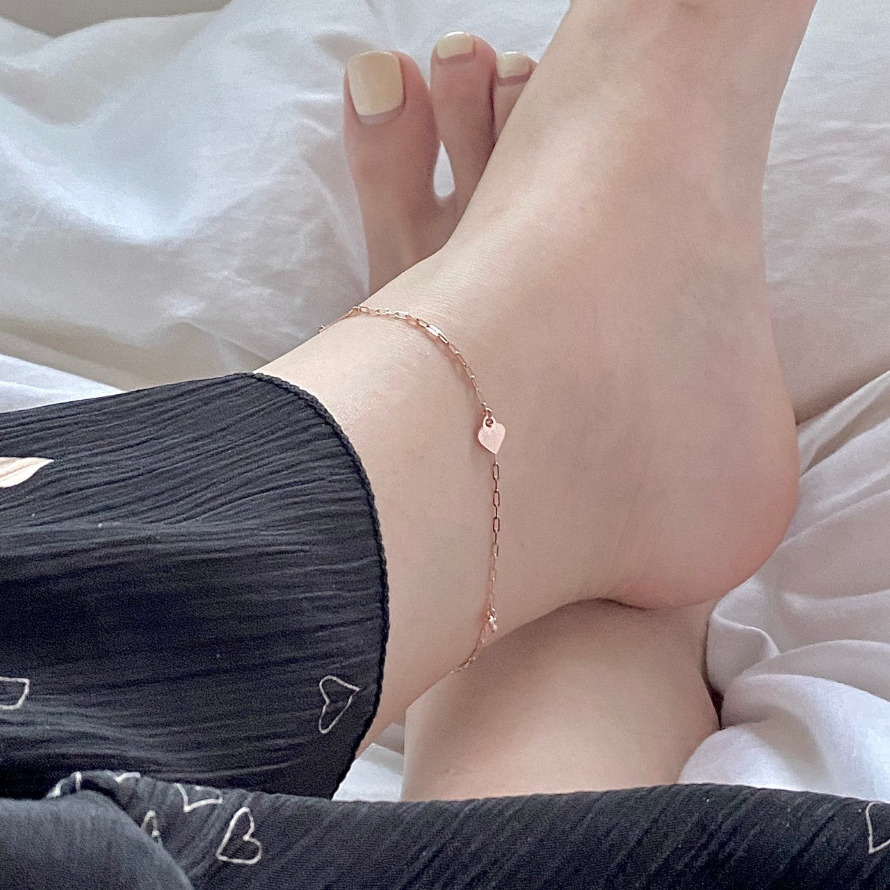 Heart Chain Anklet