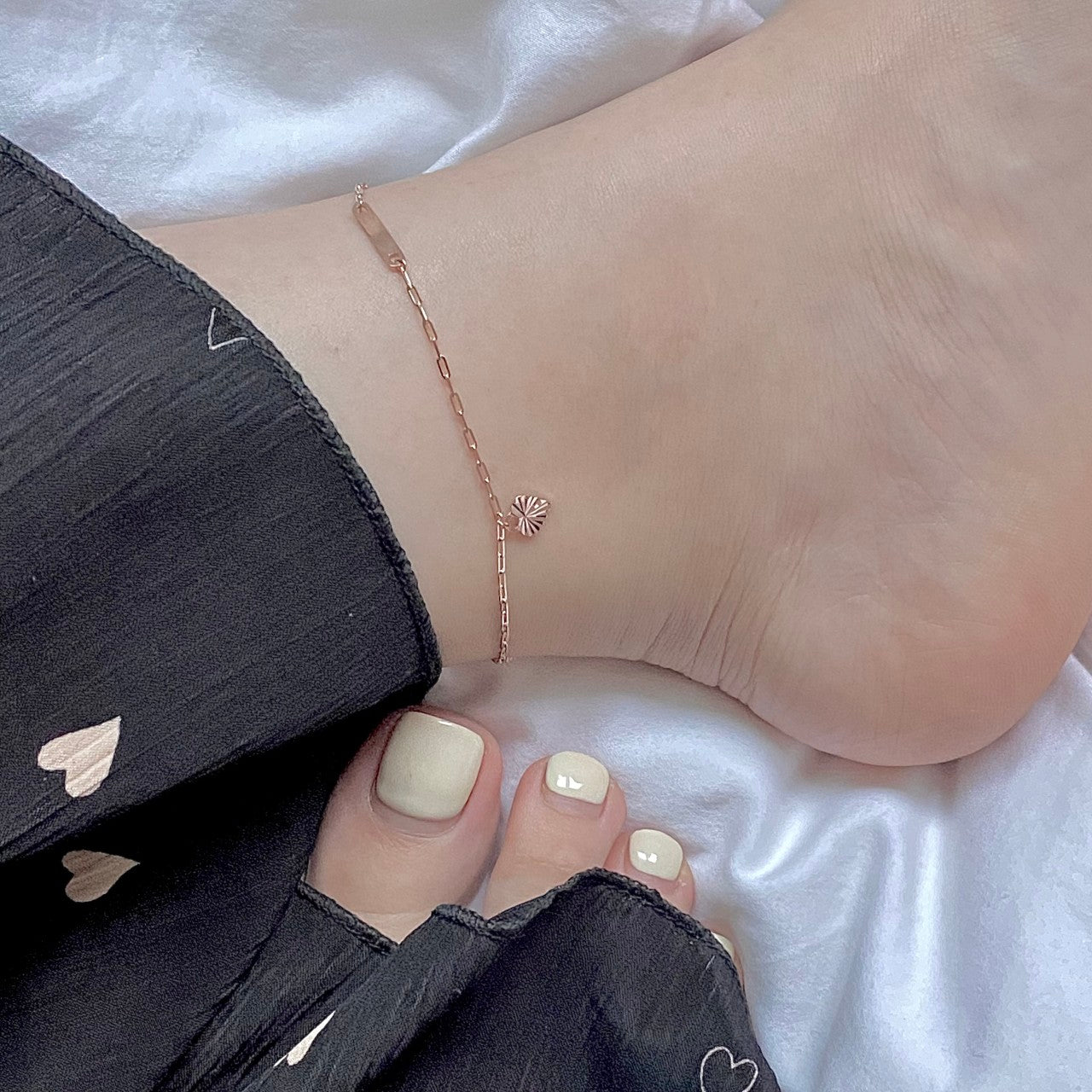 Heart Chain Anklet