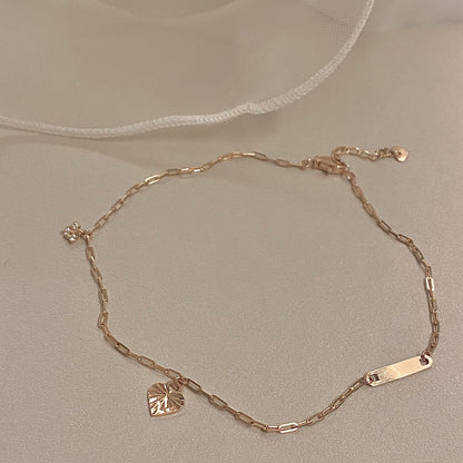 Heart Chain Anklet