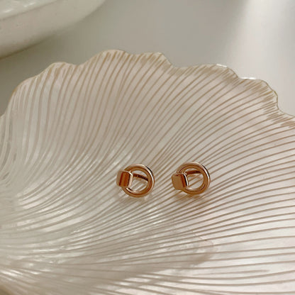 Open Circle Earrings