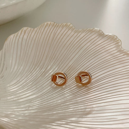 Open Circle Earrings