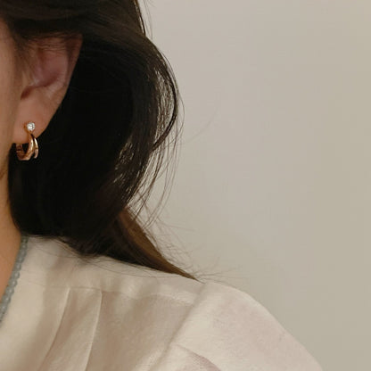Drop CZ Earrings