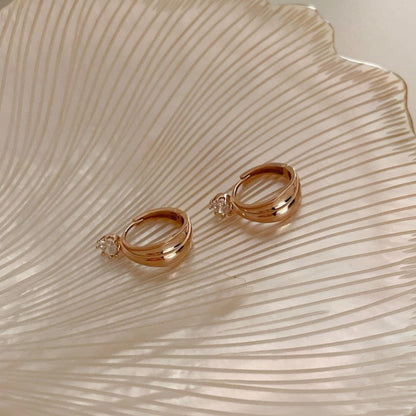 Drop CZ Earrings