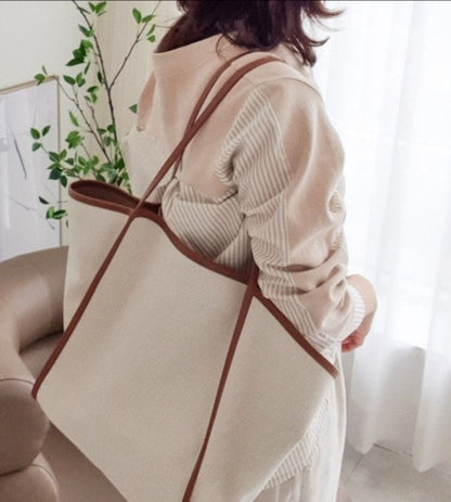 Canvas Shopper Bag