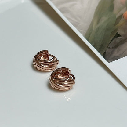 Texture Hoop Earring