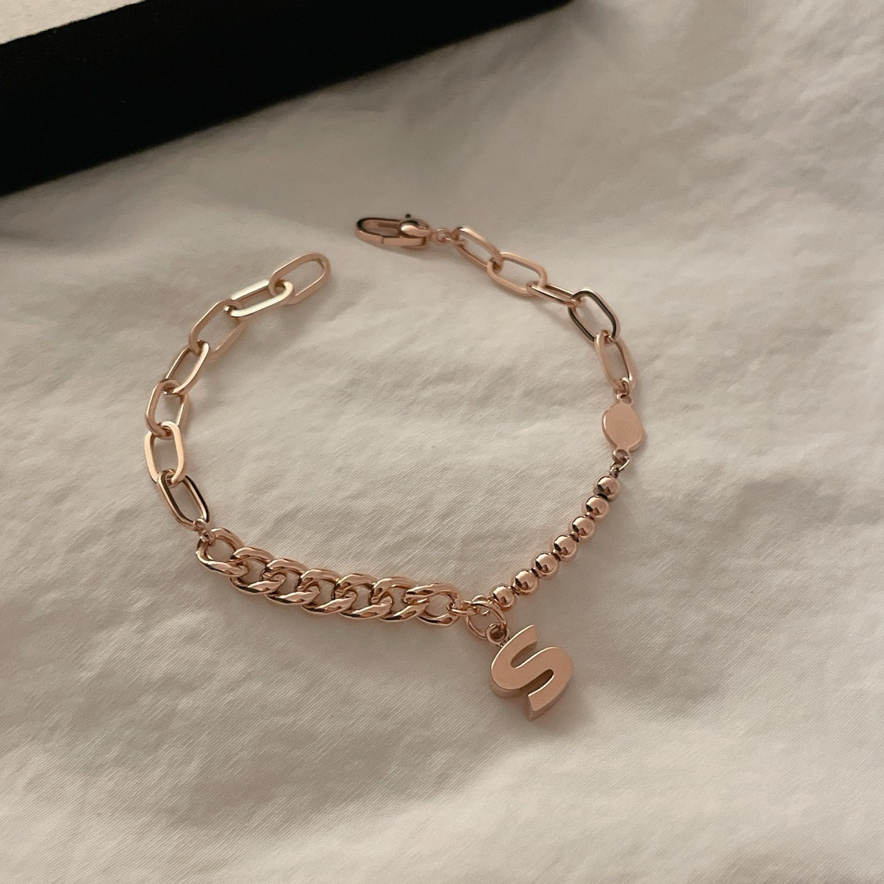 Initial Chain Bracelet