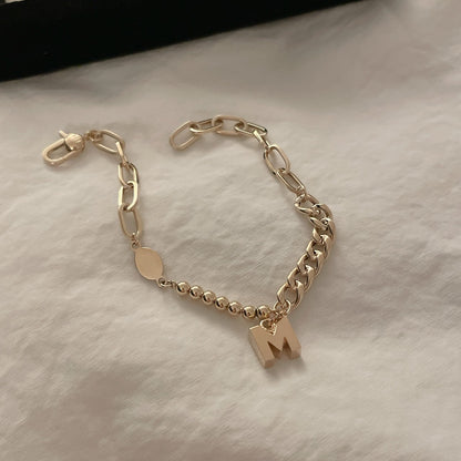 Initial Chain Bracelet