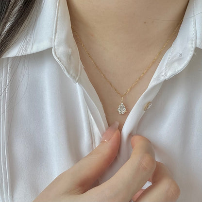 Tear Drop & Round Pendant