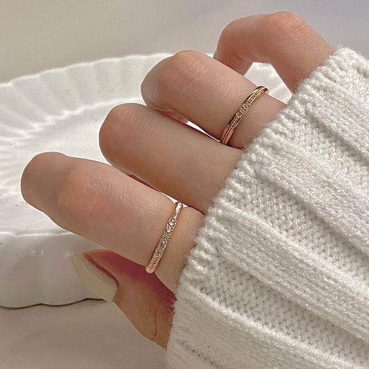 Diamond Texture Ring
