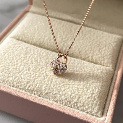 Heart Padlock Necklace
