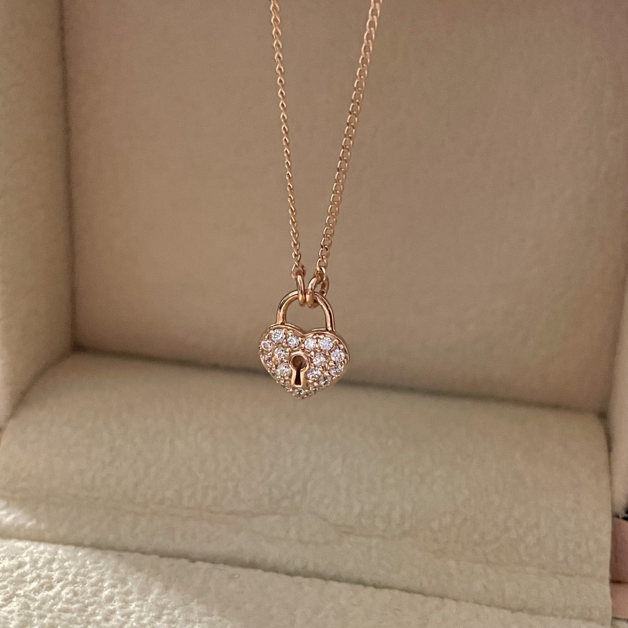 Heart Padlock Necklace