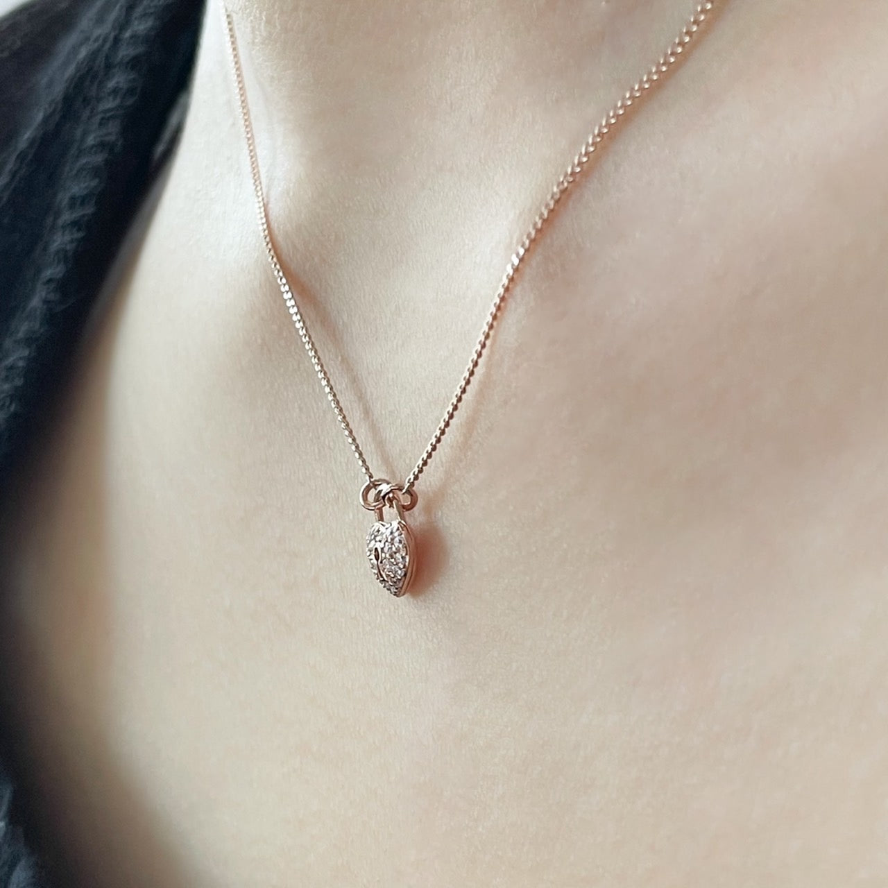 Heart Padlock Necklace