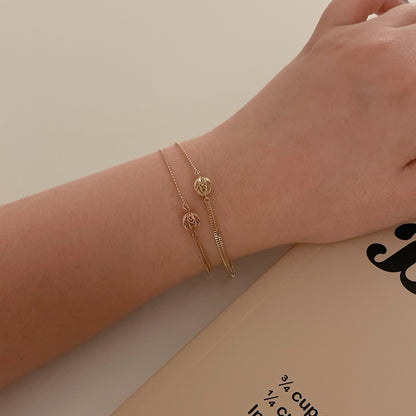 Ball Double Row Bracelet