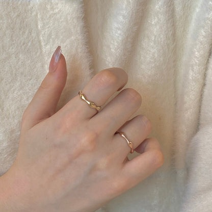 Curved Dome Ring