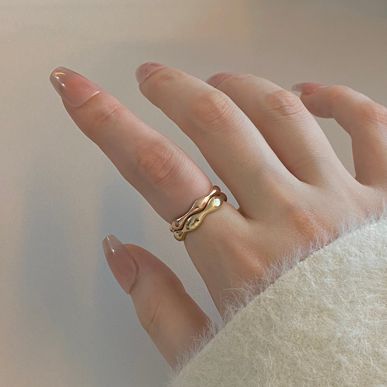 Curved Dome Ring