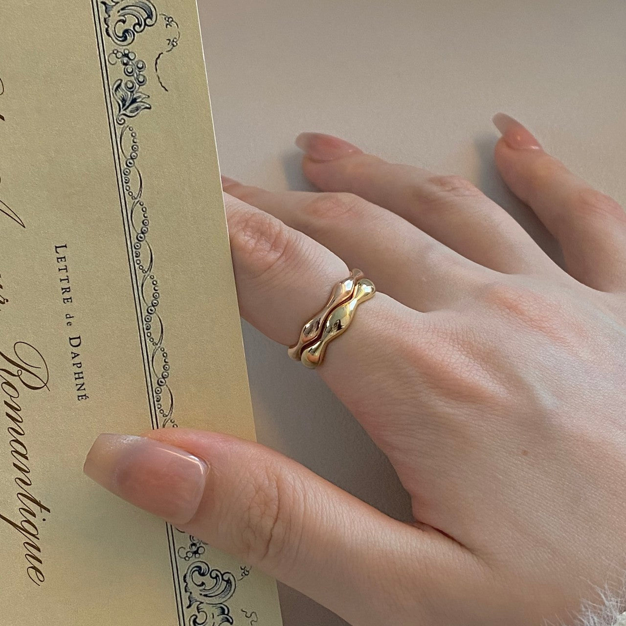 Curved Dome Ring