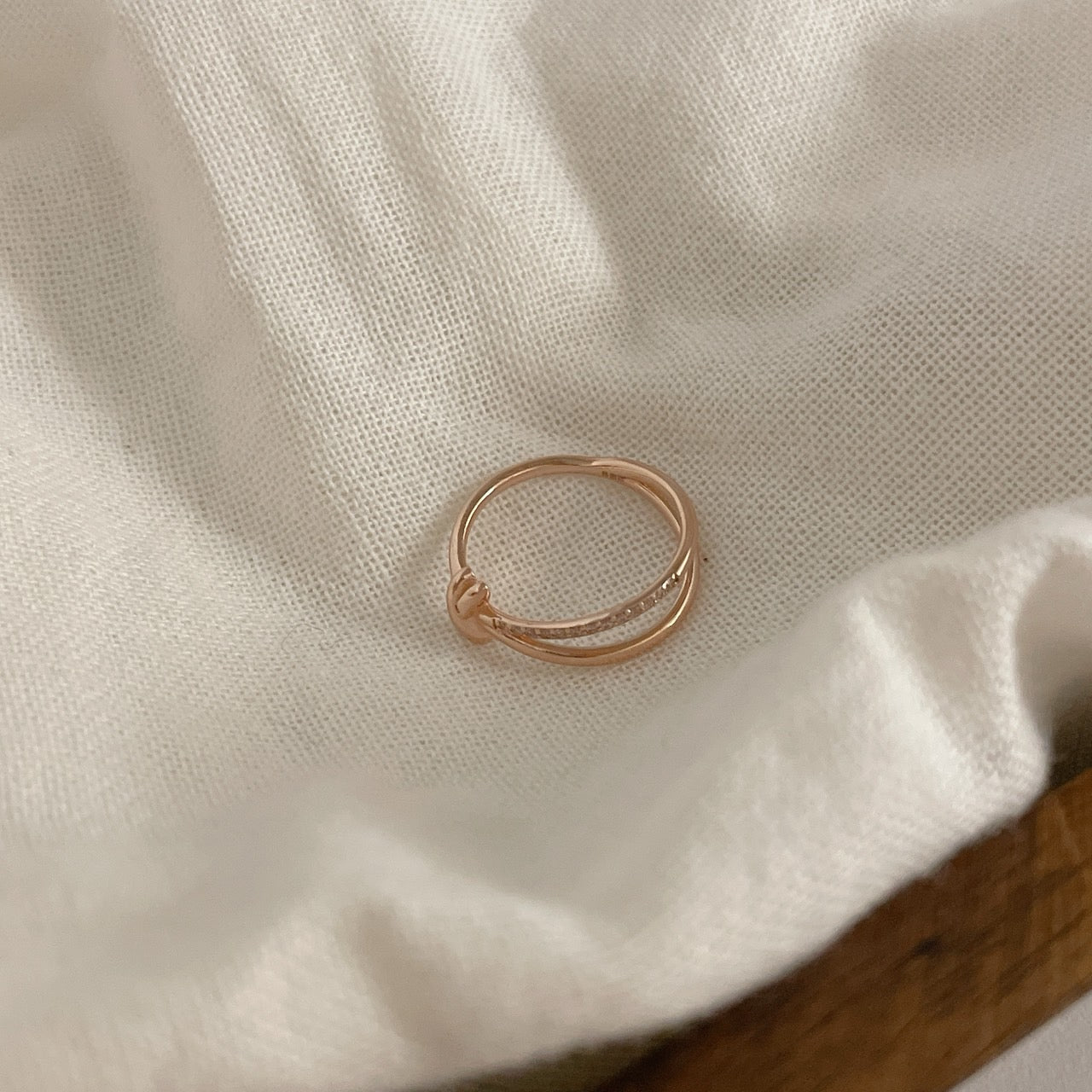 Knot Double Band Ring