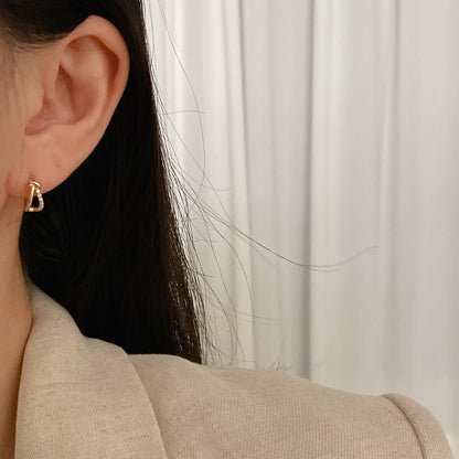 Double Row Knot Earrings