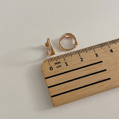 Double Row Knot Earrings