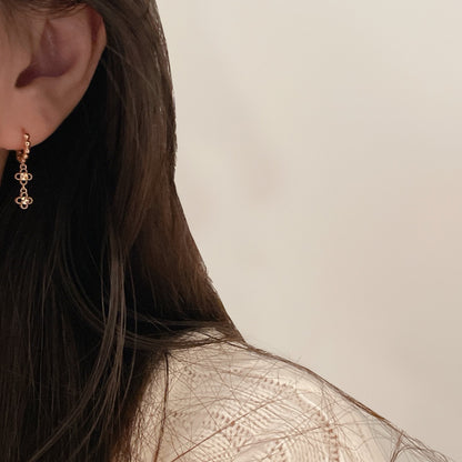 Flower Dangle Earrings