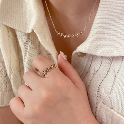 Flower Band Ring