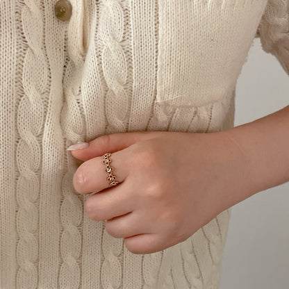 Flower Band Ring
