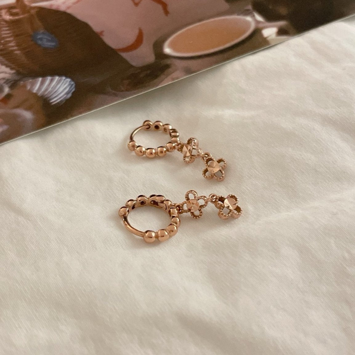 Flower Dangle Earrings