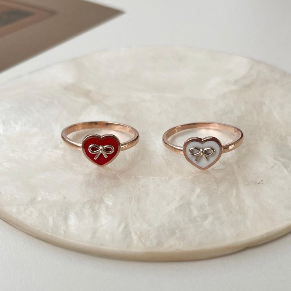 Heart Bow Ring