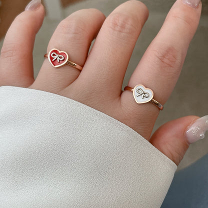 Heart Bow Ring