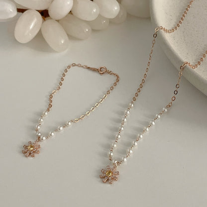 Pearl Flower Bracelet