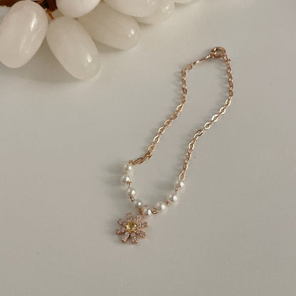 Pearl Flower Bracelet
