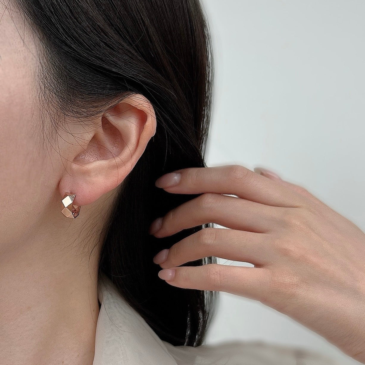 Geometric Hoop Earrings