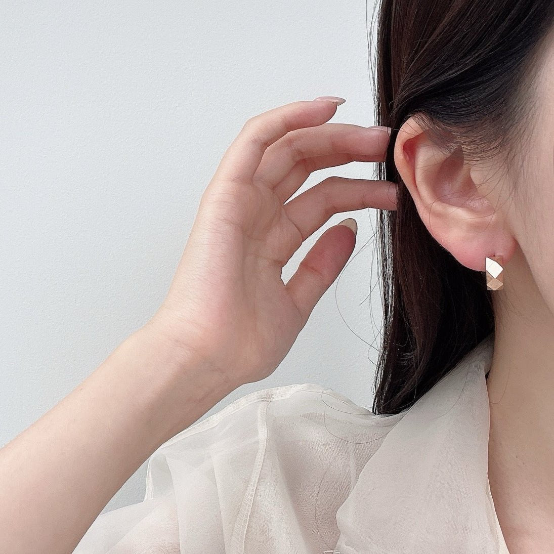 Geometric Hoop Earrings