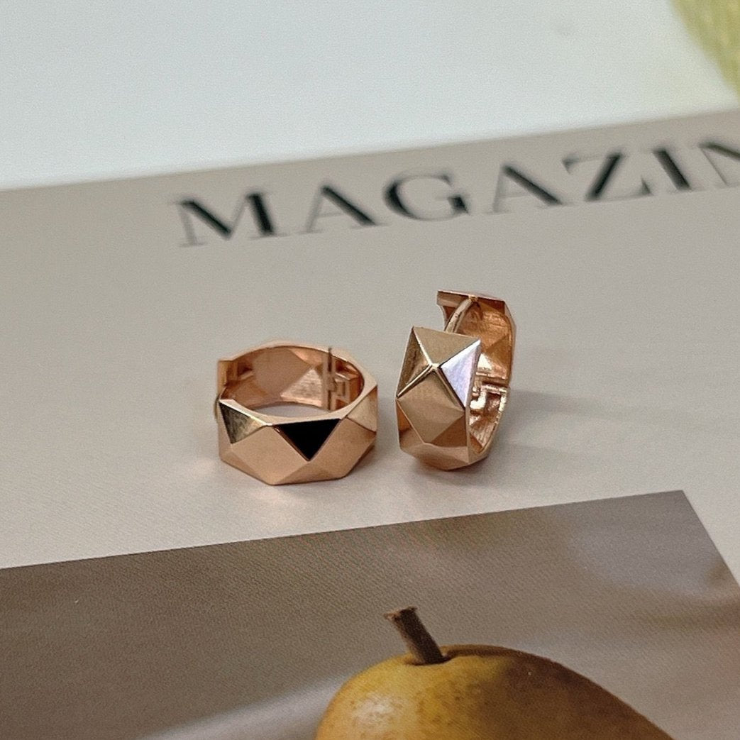 Geometric Hoop Earrings