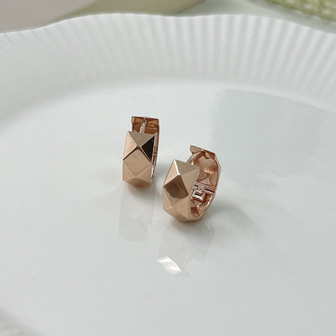 Geometric Hoop Earrings