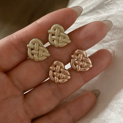 Pretzel Earrings