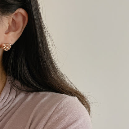 Pretzel Earrings