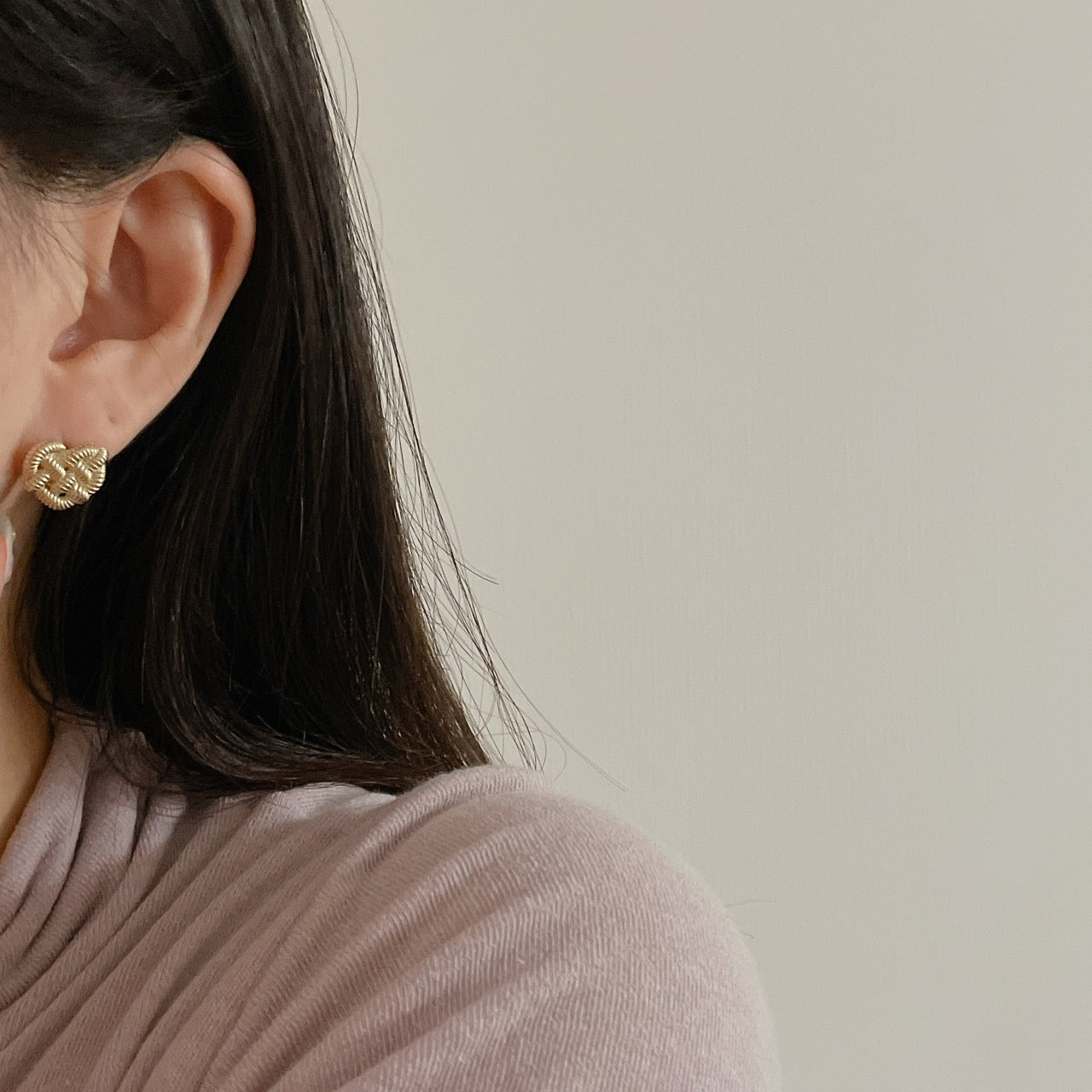 Pretzel Earrings