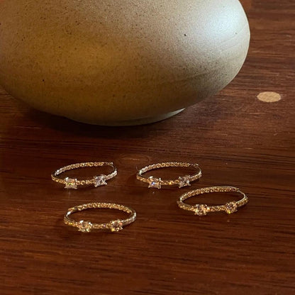 CZ Hoop Earrings