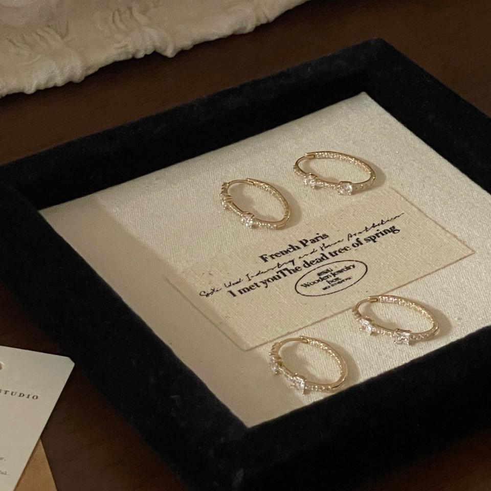 CZ Hoop Earrings