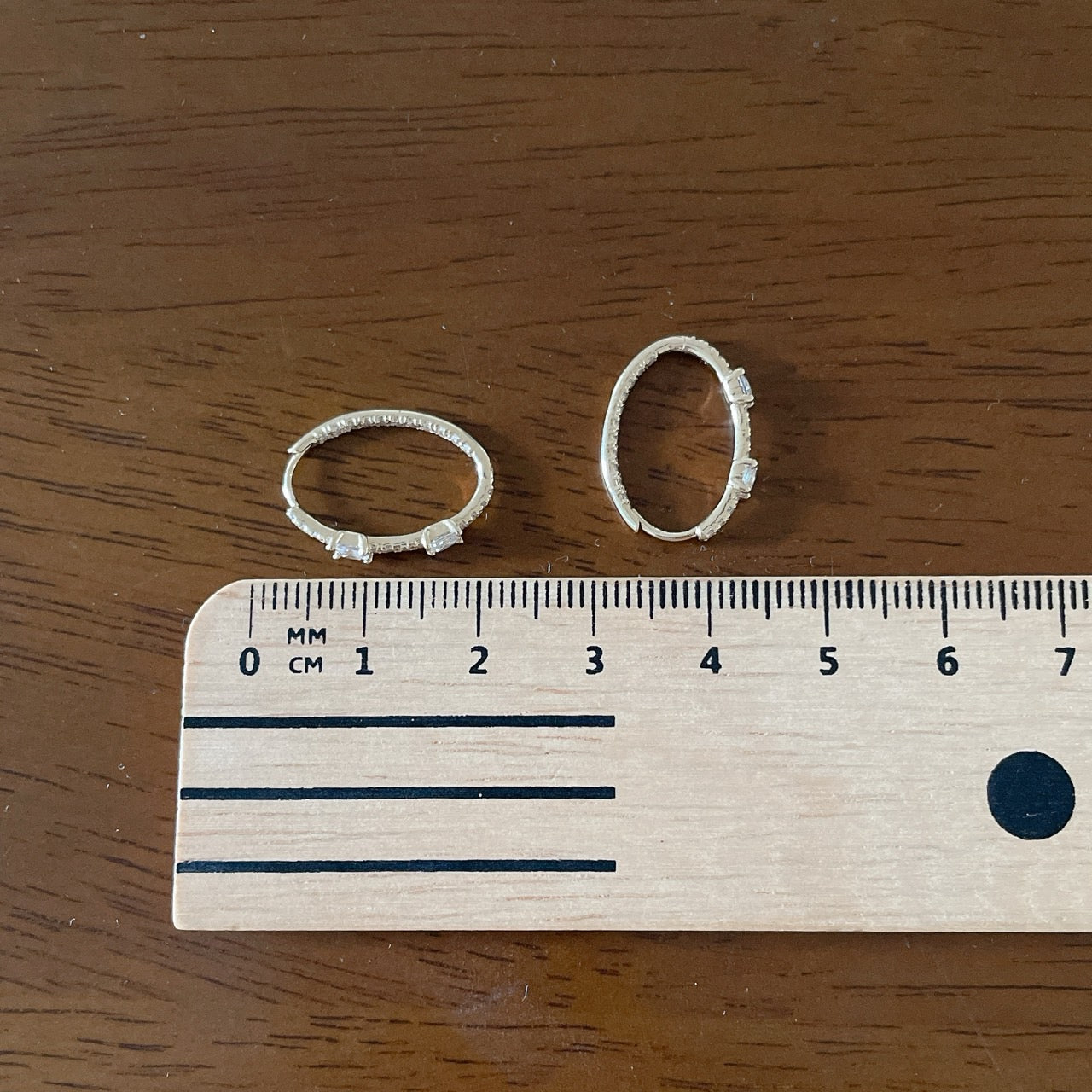 CZ Hoop Earrings
