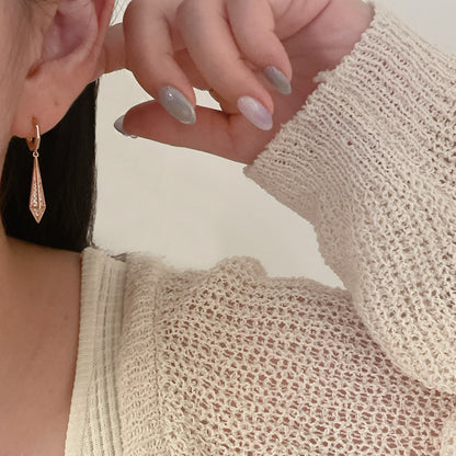 Triangle Dangle Earrings