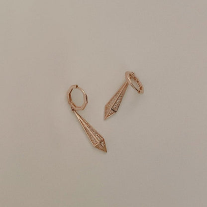 Triangle Dangle Earrings
